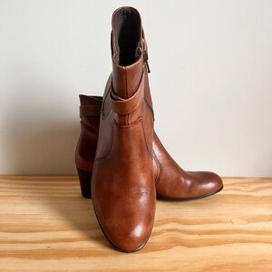 Ecco‎ Brown Ankle Women’s Boots 100% Leather Size 8-8.5
